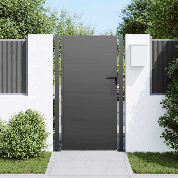 vidaXL Porte de Jardin, Portail de jardin 105x200 cm en acier corten