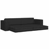 vidaXL Canap&eacute;-Lit 200cm Noir tissu