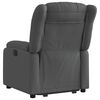 vidaXL Fauteuil inclinable &eacute;lectrique gris fonc&eacute; tissu