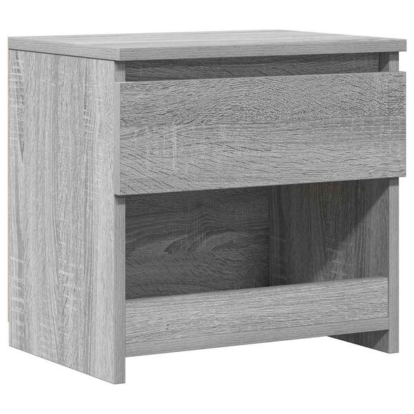 vidaXL Table de chevet Sonoma gris 40x30x39 cm Bois d'ing&eacute;nierie