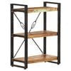 vidaXL Biblioth&egrave;que &agrave; 3 niveaux 60x30x80cm Bois de r&eacute;cup&eacute;ration massif