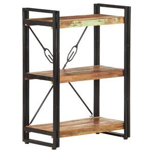vidaXL Biblioth&egrave;que &agrave; 3 niveaux 60x30x80cm Bois de r&eacute;cup&eacute;ration massif