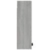vidaXL Armoire de salle de bain murale Sonoma gris 32x20x67 cm