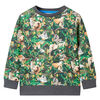 vidaXL Sweatshirt pour enfants vieux p&eacute;trole 140