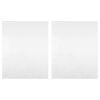 vidaXL Films de miroir 2 pcs auto-adh&eacute;sive 60x100 cm PET
