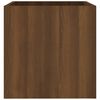 vidaXL Jardini&egrave;re Ch&ecirc;ne marron 40x40x40 cm Bois d'ing&eacute;nierie