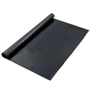 vidaXL Tapis de sol Noir 1,2 x 2 m Caoutchouc