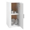 vidaXL Buffet Blanc 40x33x70 cm Bois d'ing&eacute;nierie
