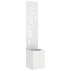 vidaXL &Eacute;cran de confidentialit&eacute; de jardin Blanc 32 x 32 x 150 cm