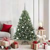 vidaXL Sapin de No&euml;l artificiel avec 150 LED Vert 150 cm PE et PVC
