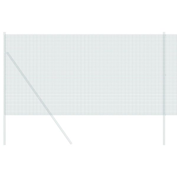 vidaXL Cl&ocirc;ture en fil soud&eacute; Vert 1 x 50 m