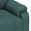 vidaXL Fauteuil inclinable Vert fonc&eacute; Tissu