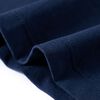 T-shirt enfants &agrave; manches longues m&eacute;lange bleu marine 92
