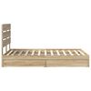 vidaXL Lit de Rangement Ch&ecirc;ne Sonoma 120 x 190 cm Bois d'ing&eacute;nierie
