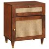 vidaXL Tables de chevet 50 x 33 x 60 cm Bois de mangue massif
