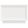 vidaXL Table basse Blanc 40x50x35 cm Bois massif de pin