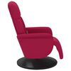 vidaXL Fauteuil de massage inclinable avec repose-pied rouge bordeaux