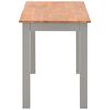 vidaXL Table de salle &agrave; manger 120x60x74 cm Bois de ch&ecirc;ne solide