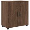 vidaXL Ensemble de mobilier de salle de bain 5 pcs Ch&ecirc;ne brun