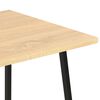 vidaXL Bureau avec &eacute;tag&egrave;re Noir et ch&ecirc;ne 102x50x117 cm