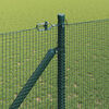 vidaXL Poteau de cl&ocirc;ture. Vert 10 x 1,4 m (maillage 12 x 12 mm)
