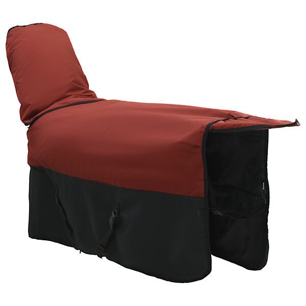 vidaXL Couverture &Eacute;quine Vert fonc&eacute; et noir 75 cm Polyester