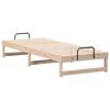 vidaXL Cadre de lit Marron 90 x 210 cm Pin massif