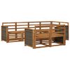 vidaXL Ensemble de canap&eacute;s d'ext&eacute;rieur 6 pc Naturel