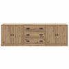 vidaXL Buffets avec tiroir 3 pcs Ch&ecirc;ne artisanal 70 x 35,5 x 67,5 cm