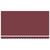 vidaXL Auvent R&eacute;tractable Bordeaux 400 x 200 cm tissu