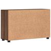 vidaXL Buffet avec &eacute;tag&egrave;re FLORIN Ch&ecirc;ne brun 88,5 x 30,5 x 55,5 cm