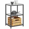 vidaXL Rangement de cuisine avec &eacute;tag&egrave;re Argent 60 x 50 x 92 cm Acier