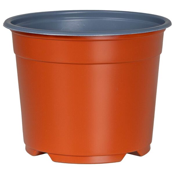 vidaXL Pot &agrave; fleurs 100 pcs C&eacute;ramique &Oslash; 15 x 12,5 cm Plastique