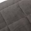 vidaXL Couverture lest&eacute;e Gris 200x225 cm 13 kg Tissu
