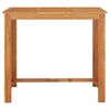 vidaXL Ensemble de bar de jardin 7 pcs noir bois massif acacia rotin