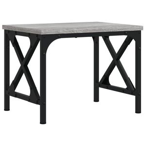 vidaXL Support d'imprimante sonoma gris 40x30x31 cm bois d'ing&eacute;nierie