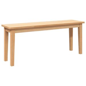vidaXL Banc 110 cm bois massif caoutchouc