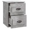 vidaXL Table de chevet murale gris b&eacute;ton 41,5x36x53 cm