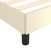 vidaXL Cadre de lit sans matelas cr&egrave;me 80x200 cm similicuir