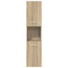 vidaXL Ensemble de meubles de salle de bain 5 pcs ch&ecirc;ne sonoma