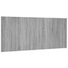 vidaXL T&ecirc;te de lit Sonoma gris 200x1,5x80 cm Bois d'ing&eacute;nierie