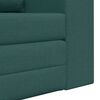 vidaXL Canap&eacute;-Lit 60cm Vert fonc&eacute; tissu