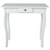 vidaXL Table console MDF Blanc
