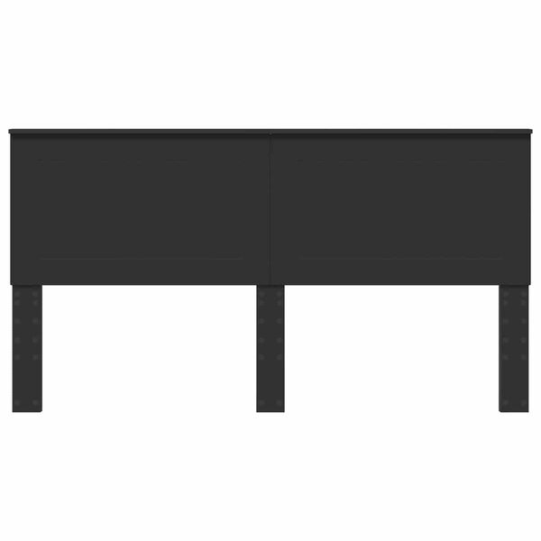 vidaXL T&ecirc;te de lit Ch&ecirc;ne noir 200 cm Bois d'ing&eacute;nierie