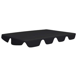 vidaXL Toit de rechange de balan&ccedil;oire noir 188/168x145/110 cm
