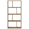 vidaXL Biblioth&egrave;que ch&ecirc;ne artisanal 60x20x120,5 cm bois d'ing&eacute;nierie