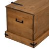 vidaXL Coffre de rangement HALDEN 91x48x47 cm bois massif pin
