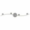 vidaXL Spot de plafond Nickel 27 x 10 x 12 cm M&eacute;tal