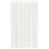 vidaXL Rideau en Dentelle Floral Blanc 180 x 150 cm Polyester