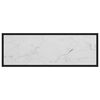 vidaXL Table console Blanc 100x35x75 cm Verre tremp&eacute;